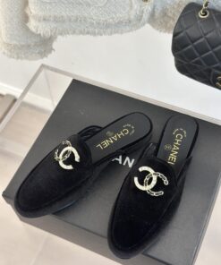 CHANEL Calfskin Suede Loafer