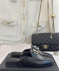 CHANEL Calfskin Suede Loafer
