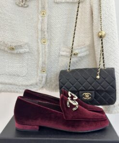 CHANEL Calfskin Suede Loafer