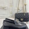 CHANEL Calfskin Suede Loafer