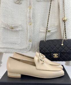 CHANEL Calfskin Suede Loafer