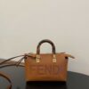 Fendi By The Way Brown Mini Bag For Woman 17cm/6.5in