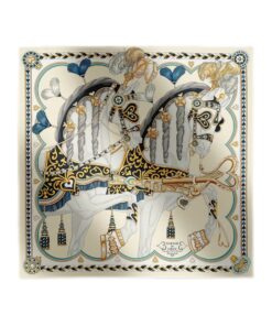Hermes Harnais de Coeur scarf 90