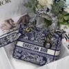 Christian Dior Medium Lady D-Lite Bag Blue For Women 24cm/9.5in CD M0565ORGO_M928