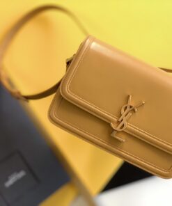 Saint Laurent Solferino Medium Satchel Bag In Box Brown For Women 9in/23cm YSL 6343050SX0W2357