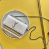 Saint Laurent Sunset Chain Bag With Silver Hardware For Women 7.4in/19cm YSL 533026DND1N9207