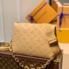 Louis Vuitton Coussin PM Monogram Embossed Puffy Cream For Women 10.2in/26cm LV