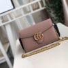 Gucci GG Marmont Mini Chain Bag Pink For Women 7.9in/20cm GG