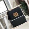 Gucci Padlock Small Gucci Signature Shoulder Bag Black Gucci Signature For Women 7.9in/20cm GG 409487 CWC1G 1000