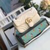 Gucci Marmont Matelasse Mini Bag White For Women 8.5in/22cm GG 446744 DTDIT 9022