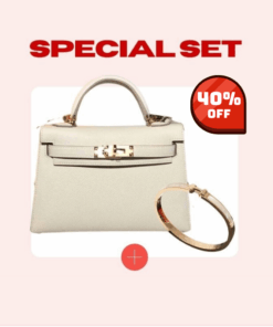 Special Set Hermes: Mini Kelly Craie Bag + Bracelet