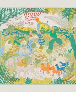 Hermes Le Carnaval des Animaux scarf