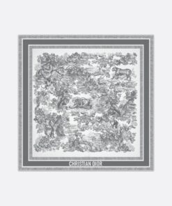 Dior Toile de Jouy Sauvage 90 Square Scarf