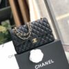 Chanel Classic Handbag Gold Toned Hardware Black For Women, Women's Bags, Shoulder And Crossbody Bags 10.2in/26cm A01112