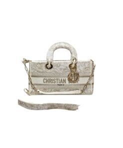 Dior Medium Lady D-Joy Bag Beige For Women 10in/26cm