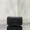 Celine Chain Shoulder Bag Cuir Triomphe Black For Women 7.9in/20cm