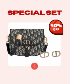 Special Set Dior: Medium Bobby Bag + Monogram Mini Earrings