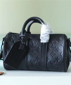 Louis Vuitton Nano Speedy Monogram Empreinte Black For Women 6.3in/16cm LV