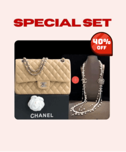 Special Set Chanel: Classic Handbag + Necklace