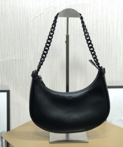Celine Medium Ava Chain Black For Women 10in/25cm