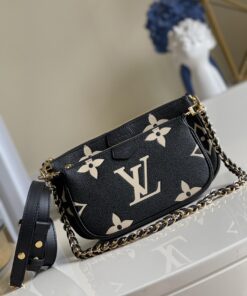 Louis Vuitton Hand Bag 24cm Black