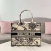 Christian Dior Medium Dior Book Tote White Multicolor For Women 14in/36cm CD M1296ZRHZ_M941