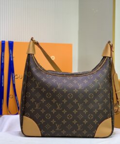 Louis Vuitton Boulogne 35 Monogram Canvas For Women, Women's Handbags, Shoulder And Crossbody Bags 13.8in/35cm LV M51260