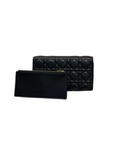 Christian Dior Lady Dior Pouch Black For Women 8.5in/21.5cm CD S0204SLOI_M989