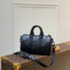 Louis Vuitton Keepall XS Monogram Seal Black For Women, Women's Handbags, Shoulder And Crossbody Bags 8.3in/21cm LV M57960