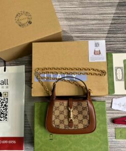 Gucci Jackie 1961 Mini GG Shoulder Bag Beige For Women, Women's Bags 7.5in/19cm GG 675799 21HRG 2687
