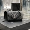 Saint Laurent Small Bag Black In Mix Matelasse For Women 8.2in/21cm YSL 600195BOW921000