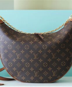 Louis Vuitton Loop Monogram Canvas By Nicolas Ghesquiere For Women, Women's Handbags, Shoulder And Crossbody Bags 38cm/15in LV
