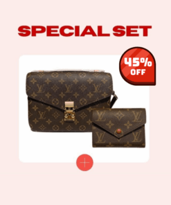 Special Set Louis Vuitton: Pochette Metis Bag +  Victorine Wallet Monogram Canvas