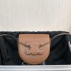 Celine Mini Besace Cuir Triomphe Brown For Women 4in/11cm 10J303DPQ.04LU