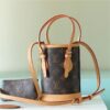 Louis Vuitton Nano Bucket Bag Monogram Canvas Brown For Women Brown 6.7in/17cm LV