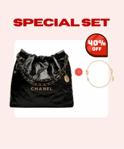 Special Set Chanel: 22 Handbag + Extrait De N°5 Bracelet