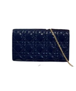 Christian Dior Lady Dior Pouch Navy For Women 8.5in/21.5cm CD