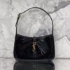 Saint Laurent Le 5 A 7 Hobo Bag In Smooth Noir For Women 9in/23cm YSL 6572280UF0W1000