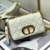 Christian Dior Small Dior Caro Bag, White, For Women 20cm CD M9241UWHC_M35U