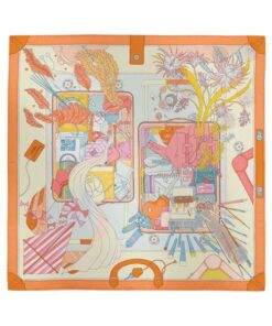 Hermes Baggage a Main Scarf 90
