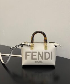 Fendi By The Way White Mini Bag For Woman 17cm/6.5in