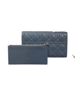 Christian Dior Lady Dior Pouch Smoky blue For Women 8.5in/21.5cm CD