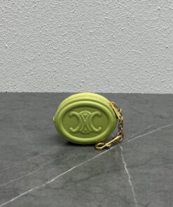 Celine Pulse Cuir Triopee With Hooks - Soft Green For Women 3in/8cm