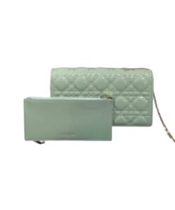 Christian Dior Lady Dior Pouch Seafoam For Women 8.5in/21.5cm CD