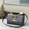 Louis Vuitton Twist MM Monogram Flower Black For Women, Women's Handbags, Shoulder And Crossbody Bags 9.1in/23cm LV M59402