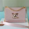 Louis Vuitton Twist MM Epi Light Pink For Women, Women’s Handbags, Shoulder And Crossbody Bags 9.1in/23cm LV