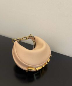 Fendi Nano Fendigraphy Pink For Women, Women's HandBags 6.7in/17cm FF 8BR798A5DYF1HD6