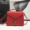 Saint Laurent Cassandra Medium Top Handle Bag Red For Women 9.6in/24.5cm YSL