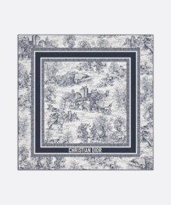 Dior Toile de Jouy Scotland 90 Square Scarf