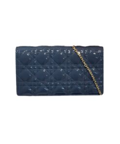 Christian Dior Lady Dior Pouch Midnight Blue For Women 8.5in/21.5cm CD